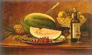 Benedito Calixto Fruit and wine on a table France oil painting artist